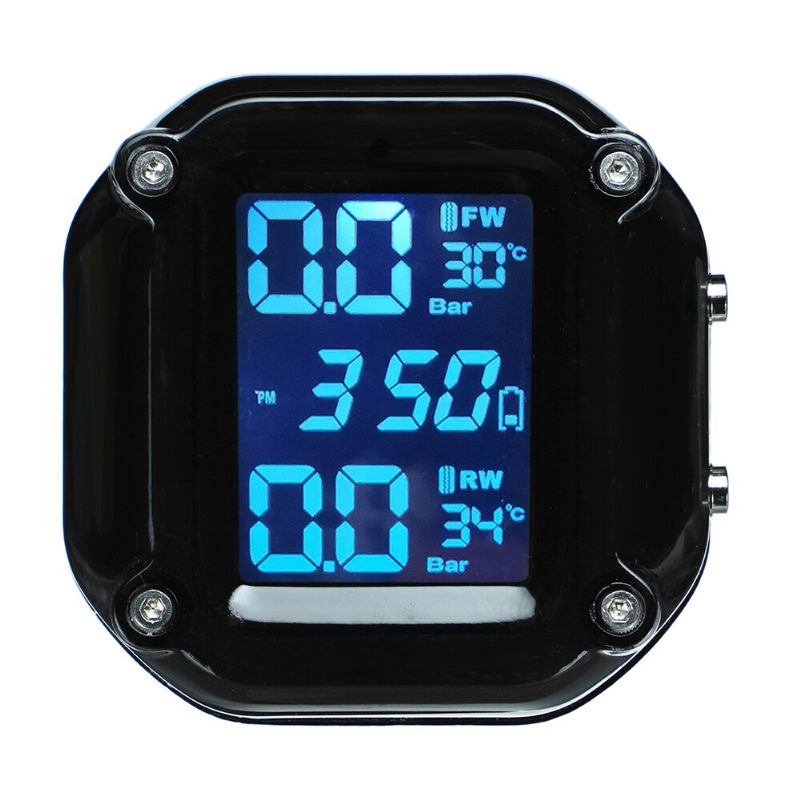 An-11 Sustav Nadzora Tlaka U Gumama Motocikla Zaštita Od Sunca Lcd Zaslon U Stvarnom Vremenu 2 Vanjski Wi Senzor Motor Tpms