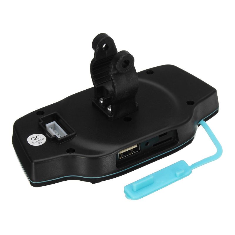 Upravljač Motocikla Mp3 Crni Zvučnici Audio Sustav Usb Sd Fm S Bluetooth Funkcijom