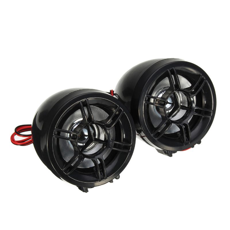 Upravljač Motocikla Mp3 Crni Zvučnici Audio Sustav Usb Sd Fm S Bluetooth Funkcijom