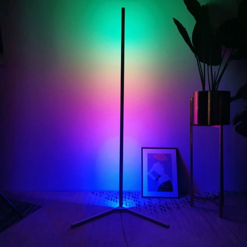 Rgb Led Svjetiljka Nordijska Kutna Podna Ambijentalna Rasvjeta Dnevni Boravak Spavaća Soba