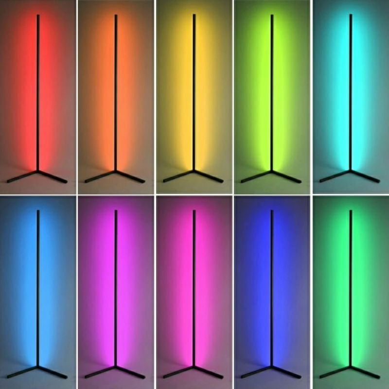 Rgb Led Svjetiljka Nordijska Kutna Podna Ambijentalna Rasvjeta Dnevni Boravak Spavaća Soba