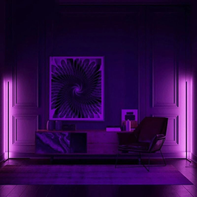 Rgb Led Svjetiljka Nordijska Kutna Podna Ambijentalna Rasvjeta Dnevni Boravak Spavaća Soba