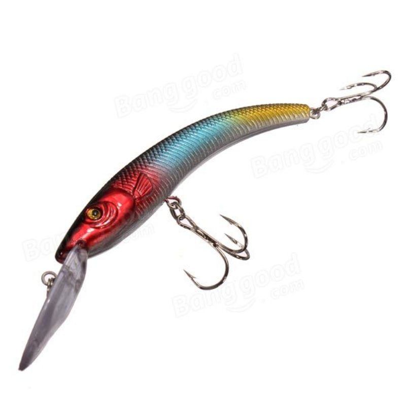 Mamci Za Bas Pecanje Za Ronjenje Za Minnow Trostruke Udice 15.5 cm
