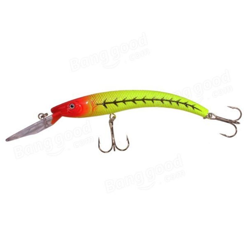 Mamci Za Bas Pecanje Za Ronjenje Za Minnow Trostruke Udice 15.5 cm