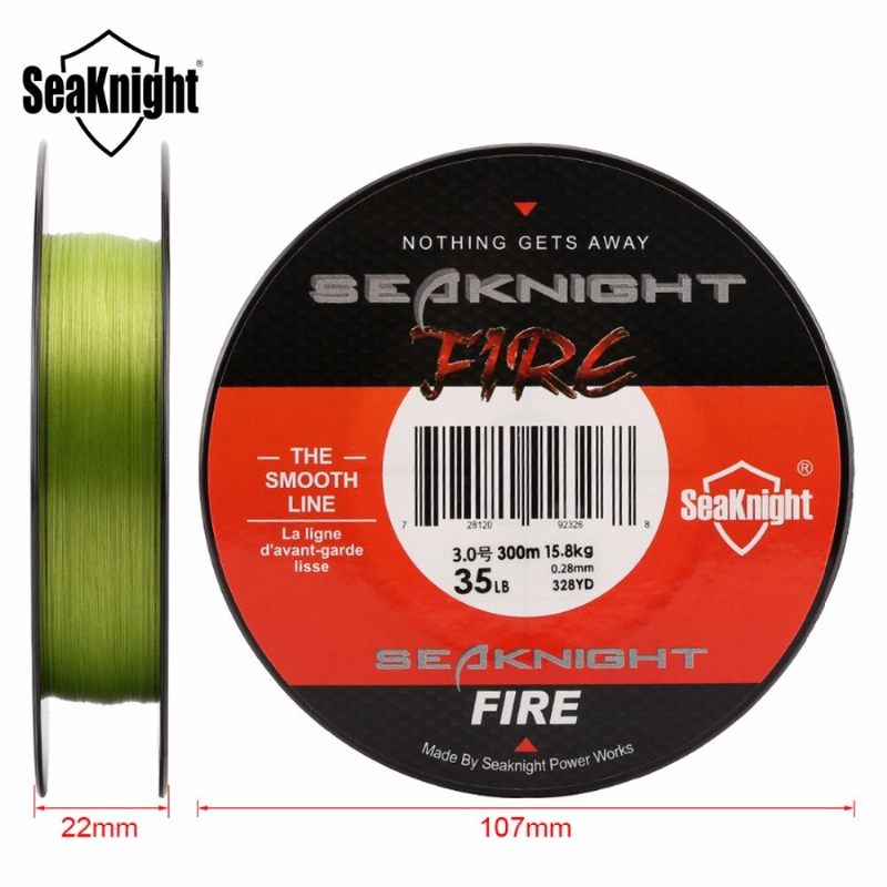 Seaknight Fire Fishing Line 300m Filament Smooth Super Pe Plutajuća Struna