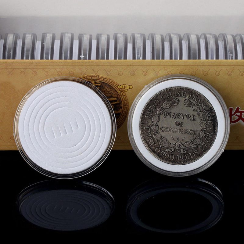 20 Komada Apliciranog Mint Držača Za Prikaz Kovanica Kutije Za Pohranu Zaštitnik Za Kapsule 20-40 mm
