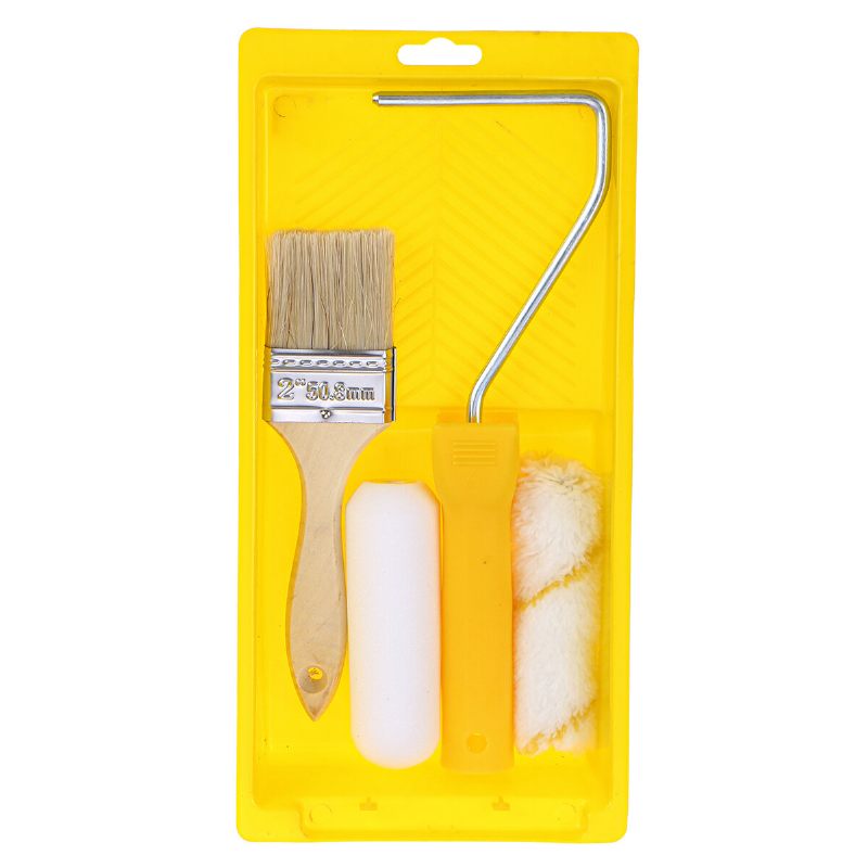 5/6kom Paint Runner Pro Roller Kist Set Alata Za Uređenje Prostorija 4 Inča