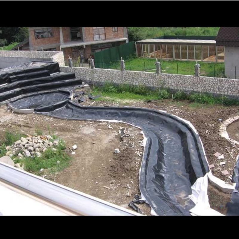 Fish Pool Pond Vodootporna Obloga Film Vrt Ojačani Hdpe Heavy Duty Landscape Cargo Cover