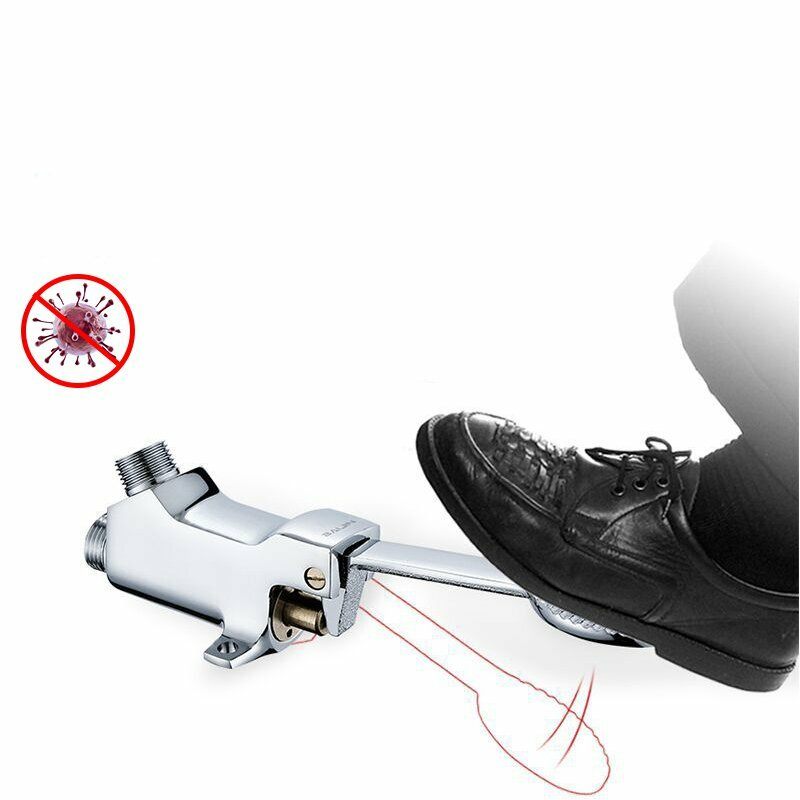 G1/2 Nožna Pedala Kontrolni Ventil Slavina Prekidač Za Umivaonik Kuhinjski Sudoper Kupaonska