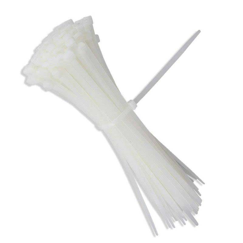 Suleve Zt04 Najlon 250kom/500kom 5mm 15/20/25/30/35/40cm Crno/bijeli Samozaključavajuća Vezica Za Kabel Zip Vezice Jaka Vlačna Čvrstoća